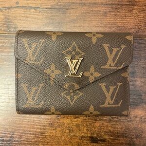 Louis Vuitton Brown Monogram Zip Wallet